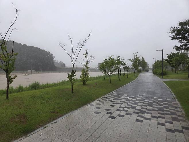 실시간) 천안, 아산 강수 상황