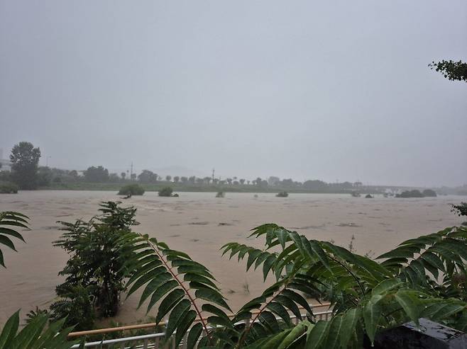 실시간) 천안, 아산 강수 상황