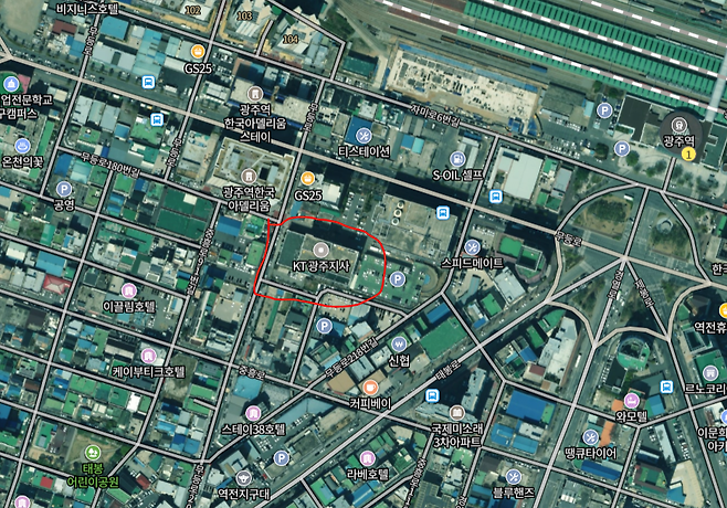 image.png [속보] 현재 광주 북구 신안동 KT사옥 인근 도로 침수됨