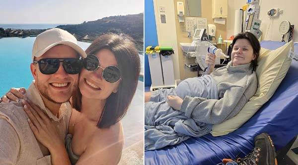 레이첼 브래드포드가 아프기 전(왼)과 후(오)의 모습/사진=데일리메일