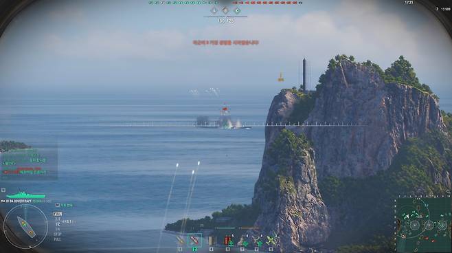 ▲ 함포 사격도 나름 감 잡았고