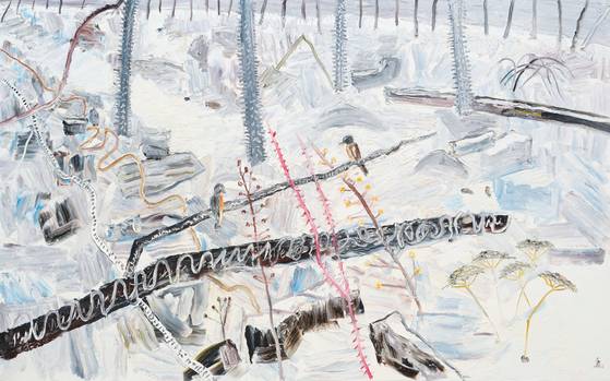 무제(겨울), 2017, 캔버스에 아크릴. [사진 High Museum of Art]