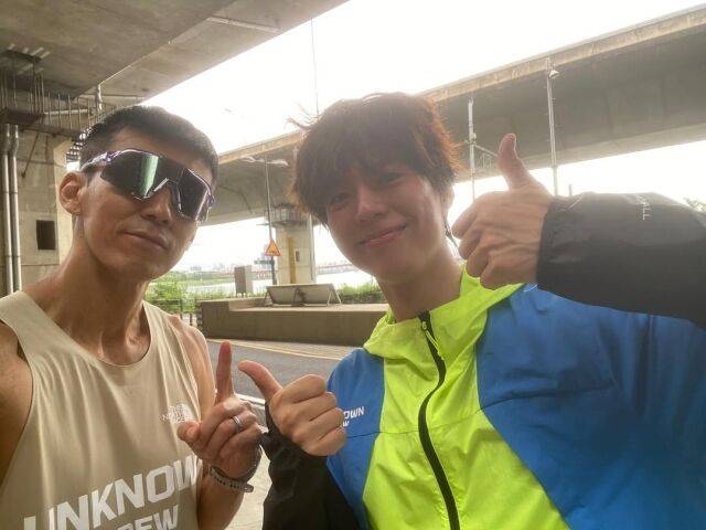 션과 박보검./션 인스타그램