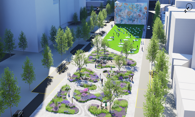 세운상가 공원 조감도. [서울시]