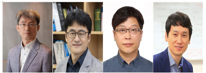 이현우, 정운룡, 한욱신, 민승기 교수.[POSTECH 제공]