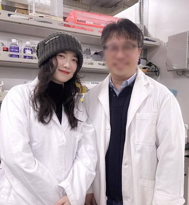 [서울=뉴시스] 구혜선, 이해신 교수. (사진=구혜선 인스타그램 캡처) 2025.07.17. photo@newsis.com *재판매 및 DB 금지