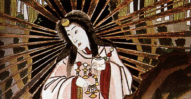 ▲건진법사 법당에 모셔져 있는 것으로 알려진 일본 神 아마테라스 이미지