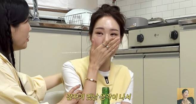 미자가 힘들었던 과거를 회상하며 박나래를 향한 마음을 전했다. 유튜브 채널 ‘A급 장영란’ 영상 캡처