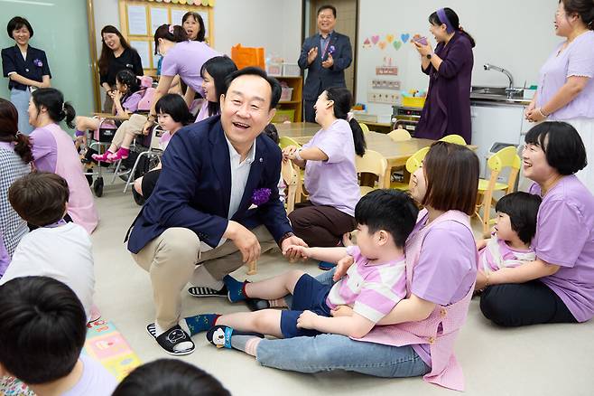 보라데이 캠페인 현장 ⓒ통영시