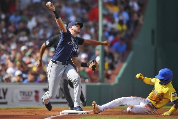▲ 탬파베이 최고 연봉자 김하성. ⓒ연합뉴스/REUTERS/AP