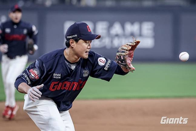 롯데 손호영. /사진=롯데 자이언츠 제공