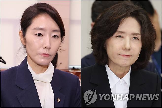 강선우 여성가족부(왼쪽)·이진숙 교육부 장관 후보자 [연합뉴스 자료사진]