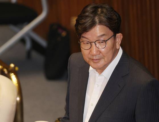 국민의힘 권성동 의원이 지난 10일 국회 본회의에 참석해 있다. 〈사진=연합뉴스〉