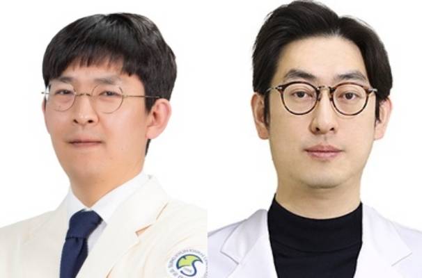 왼쪽부터 삼성창원병원 이도경, 인하대병원 유준일 교수. [사진=삼성창원병원]