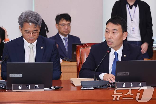 법제사법위원회 여당 간사인 더불어민주당 김용민 의원. ⓒ News1 안은나 기자