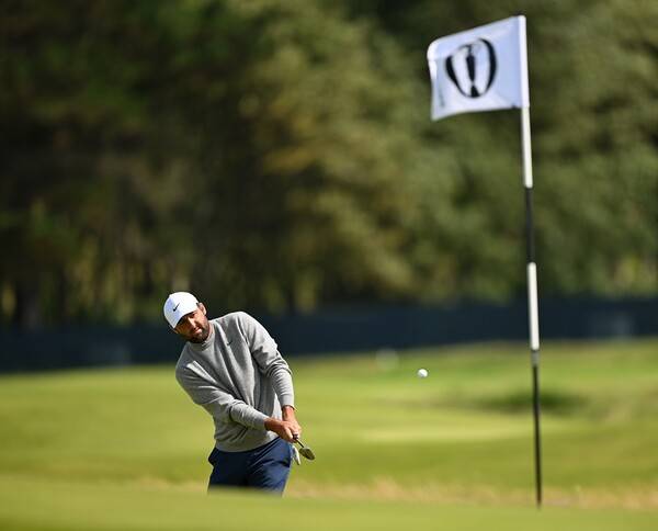 2025년 남자골프 마지막 메이저 대회인 제153회 디오픈 챔피언십에 출전한 세계랭킹 1위 스코티 셰플러. 사진제공=Alex Pantling/R&A/R&A via Getty Images