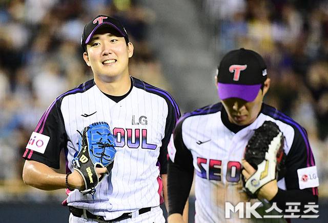 손주영은 18일 잠실 롯데전에서 승리를 챙겼다. 사진(잠실 서울)=김영구 기자