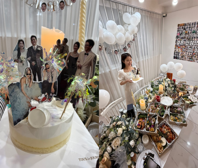 김지민 브라이덜 샤워./김지민 SNS