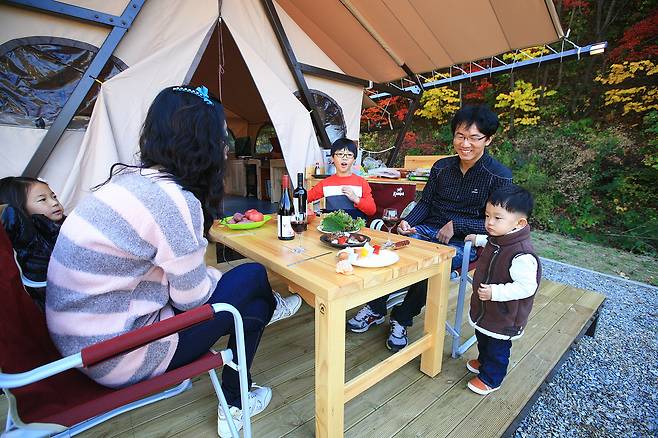 연천 고대산 캠핑장[한국관광공사 제공]