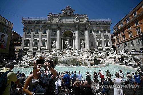 로마 트레비 분수 [AFP 연합뉴스 자료사진. 재판매 및 DB 금지]