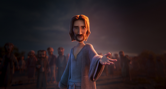 북미 영화 시장에서 ‘기생충’을 뛰어넘어 한국 작품 최고 흥행 성적을 기록한 애니메이션 ‘킹 오브 킹스’의 한 장면. 디스테이션 제공