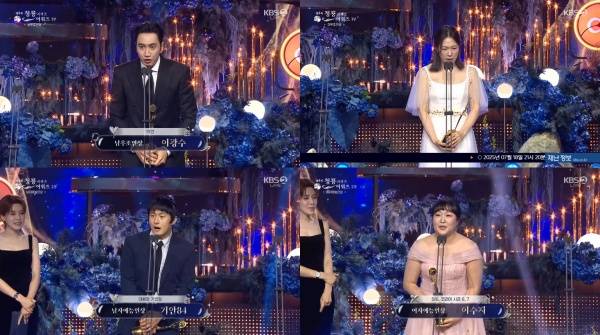 제4회 청룡시리즈어워즈 / 사진=KBS2 캡처