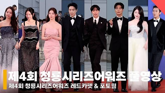 '날씨만큼 HOT~ 청룡시리즈어워즈' 레드카펫 현장 [영상]