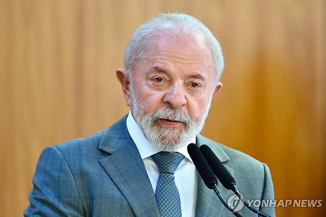 루이스 이나시우 룰라 다시우바 브라질 대통령 [AFP 연합뉴스 자료사진. 재판매 및 DB 금지]