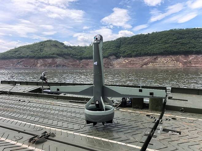 중국 국영기업 CAIG가 개발한 테일시터 드론 [중국 과기일보 캡처]