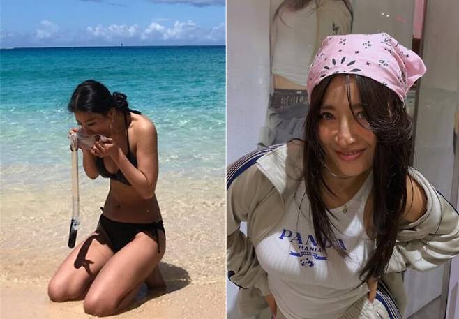 황보가 즐겨하는 테니스는 코트 안에서 이리저리 뛰고 라켓을 휘두르는 운동으로 유·무산소 운동 효과를 모두 얻을 수 있다. [사진=SNS]