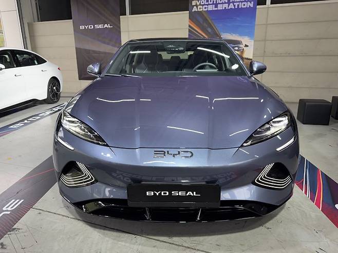 BYD 씰 전면. 정원일 기자
