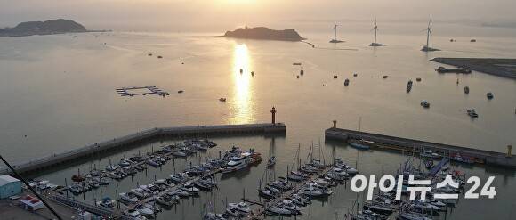 전곡항 마리나 전경 모습. [사진=화성특례시]