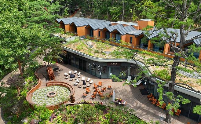 Aerial  view of the campfire zone at Surak Hyu (Surak Hyu)