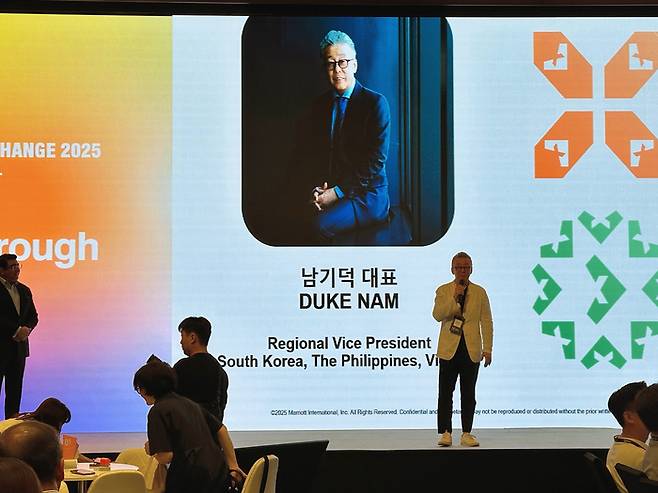 행사에 참석한 남기덕 메리어트 인터내셔널 한국·베트남·필리핀 지역 담당 대표 / 사진=권효정 여행+ 기자