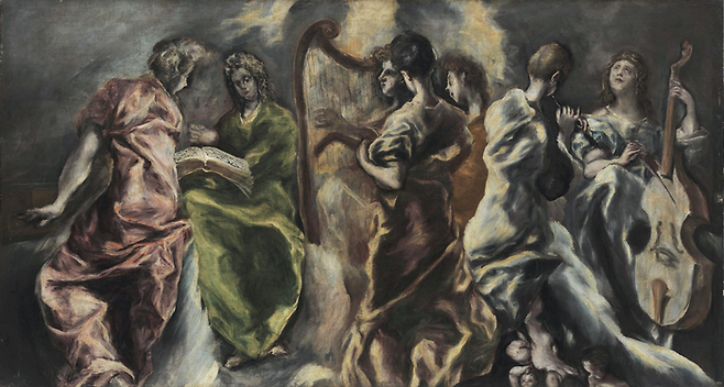 Theotokopoulos Domenicos [The Concert of the Angels], 1608-1614 ©National Gallery-Alexandros Soutsos Museum