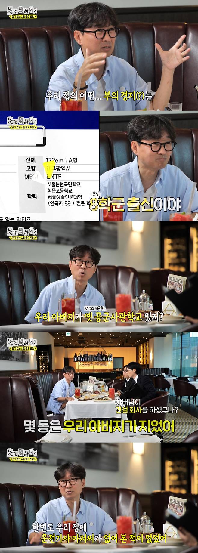 영화감독 장항준이 부유했던 어린 시절을 전했다. /사진=MBC '놀면 뭐하니?' 방송 화면