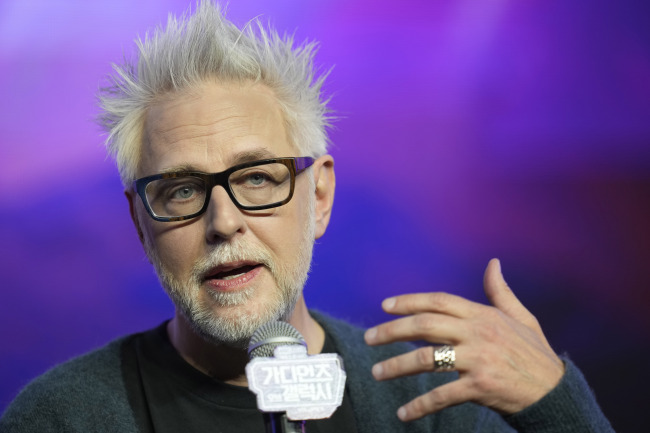 DC 스튜디오의 수장 제임스 건 감독. 사진 AP·연합뉴스