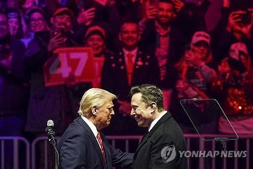 트럼프 대통령과 머스크 [EPA 연합뉴스 자료사진. 재판매 및 DB 금지]