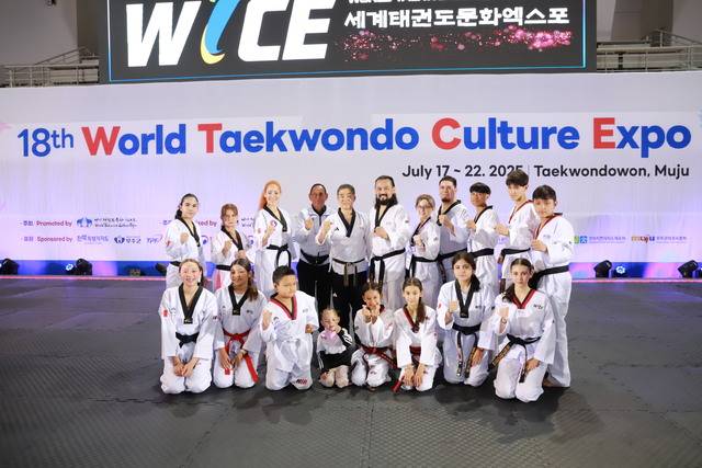 제18회 세계태권도문화엑스포에 참석한 ‘멕시코 대표팀’./제18회 세계태권도문화엑스포 조직위원회