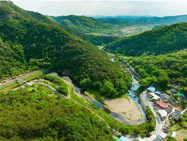 국립공원공단 추천 국가지질공원 6곳중 유일한 경북 대표로 선정된 의성 빙계계곡. /의성군 제공