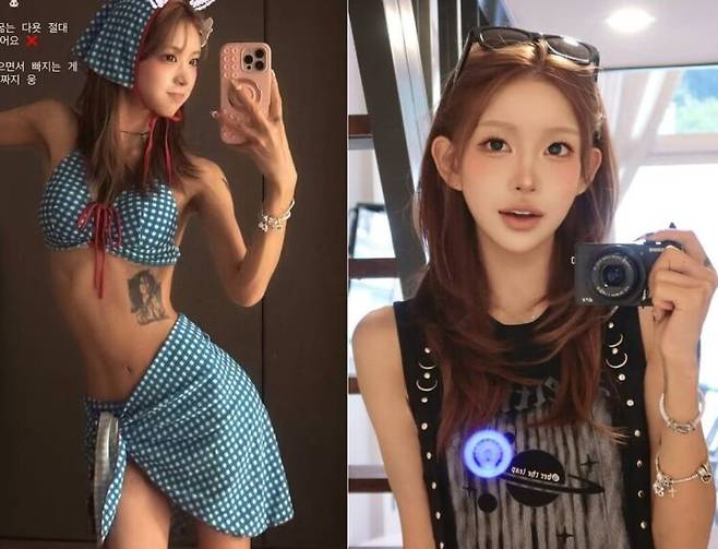 체중 96kg에서 41kg까지 감량해 화제를 모았던 최준희가 굶는 다이어트는 멀리해야 한다고 전했다. [사진=SNS]