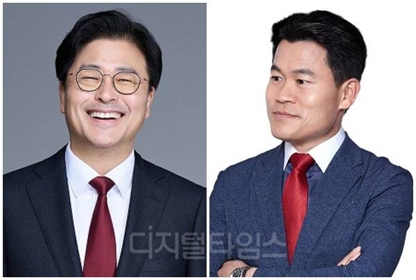 김종혁(왼쪽) 전 국민의힘 최고위원과 전 한국사 강사 전한길씨. [디지털타임스 DB]