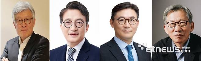 왼쪽부터) 최동석 인사혁신처장, 김의겸 새만금개발청장, 권대영 금융위원회 부위원장, 유홍준 국립중앙박물관장