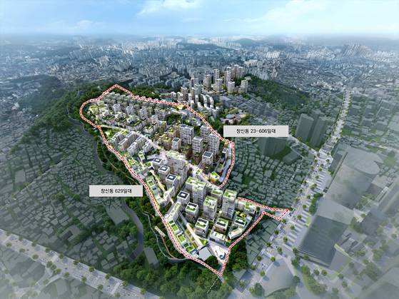 창신동 일대 조감도. 사진 서울시