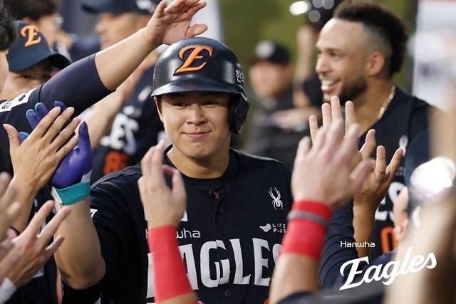 19일 수원 KT전에서 결승포를 친 한화 노시환. 사진=한화 이글스 제공