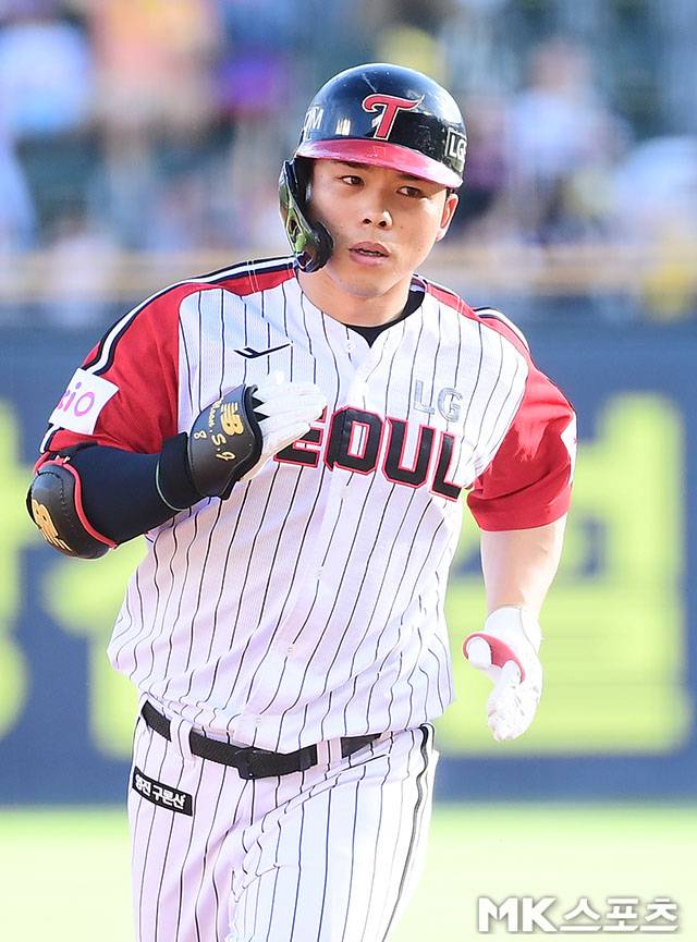 문성주는 20일 잠실 롯데전에서 오랜만에 손맛을 봤다. 사진(잠실 서울)=김영구 기자