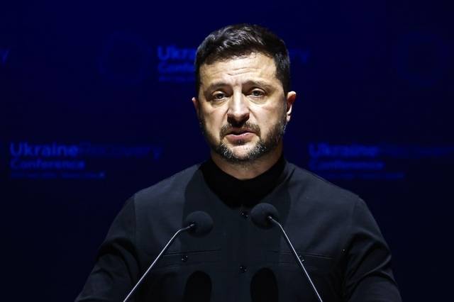 볼로디미르 젤렌스키 우크라이나 대통령. EPA