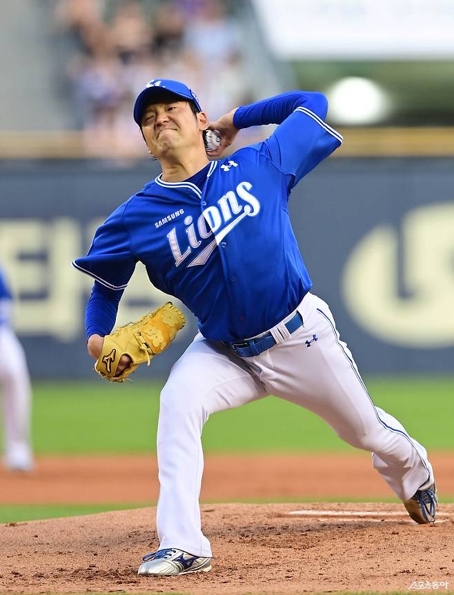 삼성 불펜 에이스 백정현도 어깨 통증은 재활 중이다. 후반기 초 복귀를 기대했지만, 일단 계획이 틀어졌다. 스포츠동아 DB