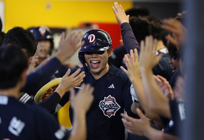 ▲ 오명진 ⓒ두산 베어스