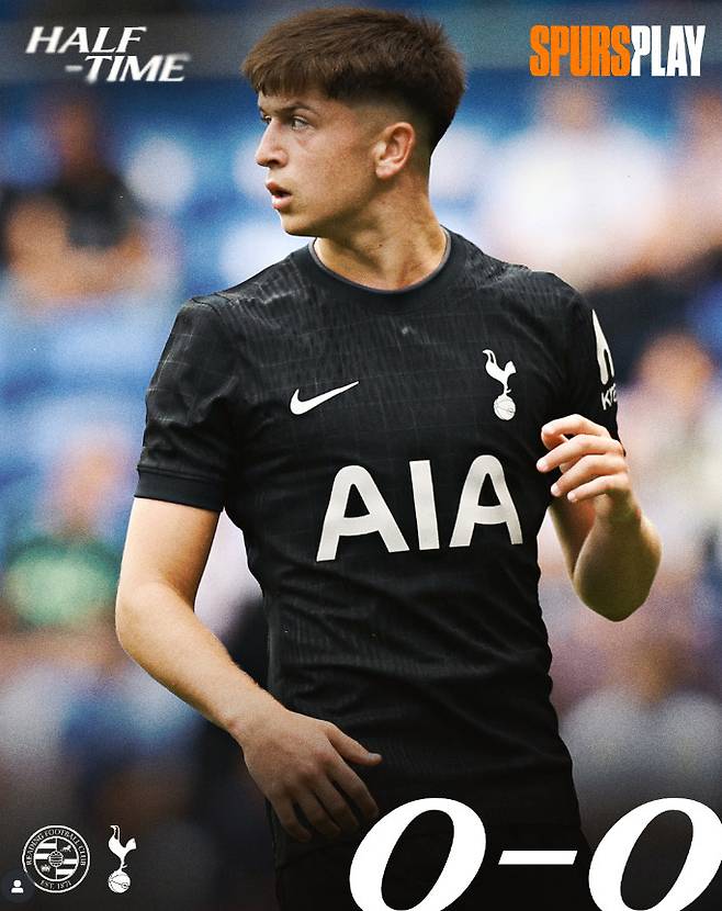 윌 랭크셔. /사진=토트넘 공식 SNS 갈무리